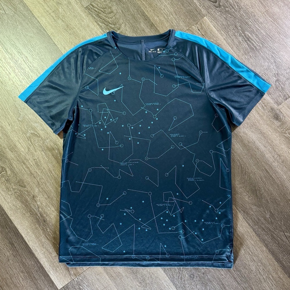 Nike Neymar Jr Soccer Jersey Shirt Mens XL Blue Written In The Stars Dri-FIT